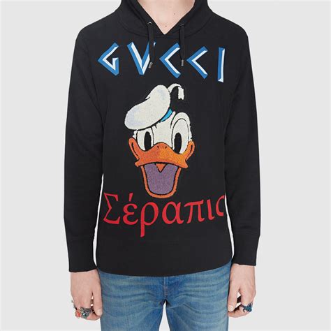 gucci men hoodie donald|gucci sweater hoodie for men.